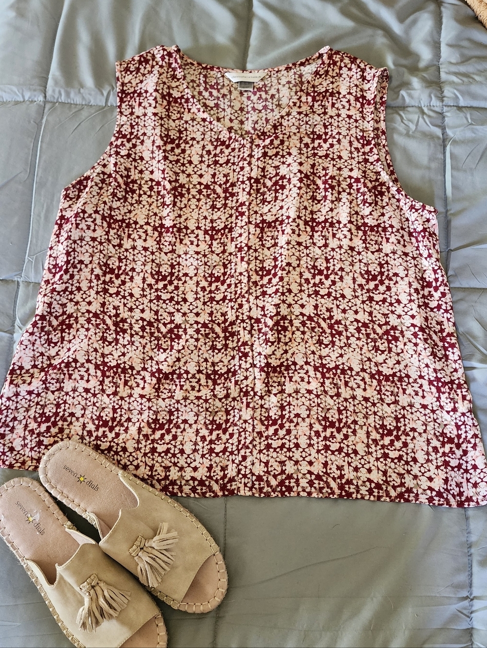 Art Printed Casual Tank